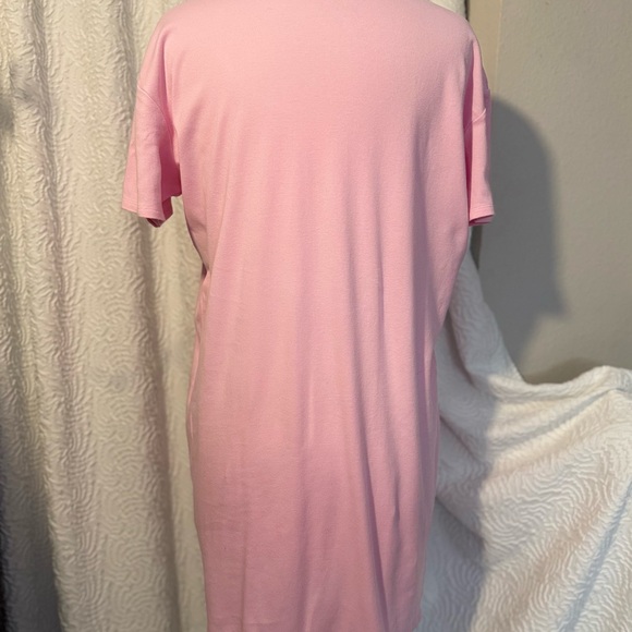 Victoria's Secret Logo Night Shirt Pajamas Long/Short Sleeve Cotton Sz M - Picture 5 of 14